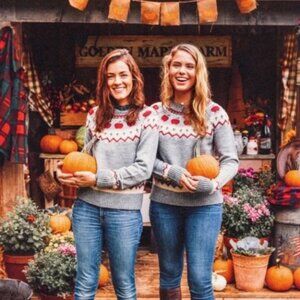 NWT Kiel James Patrick The Apple Picking Collection Sweater GrayGrey Extra Large